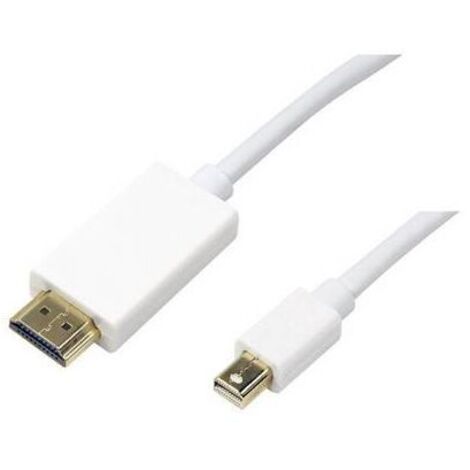 Logilink Cavo Monitor Mini DisplayPort (Thunderbolt) / HDMI 2m Bianco