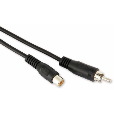 LOGILINK Cinchverlängerung CA1033, 10 m, schwarz