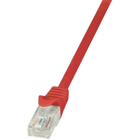 LogiLink CP2044U CAT.6 U/UTP Patchkabel 1,5 m, rot