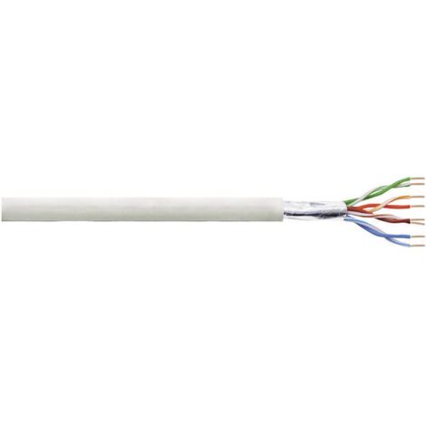 LogiLink CPV001 Cavo di rete CAT 5e F/UTP 4 x 2 x 0.205 mm² Grigio 100 m