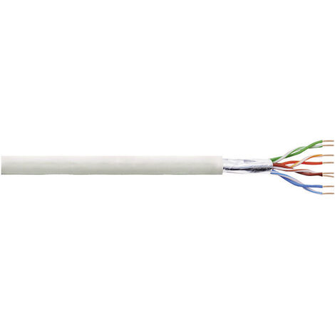 LogiLink CPV001 Netzwerkkabel CAT 5e F/UTP 4 x 2 x 0.205 mm² Grau 100 m
