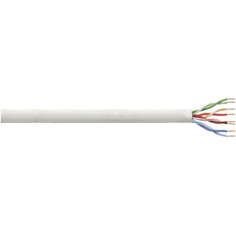 LogiLink CPV0020 Cavo di rete CAT 5e U/UTP 4 x 2 x 0.205 mm² Grigio 305 m