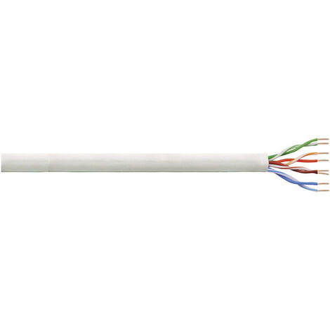 LogiLink CPV0020 Netzwerkkabel CAT 5e U/UTP 4 x 2 x 0.205 mm² Grau 305 m