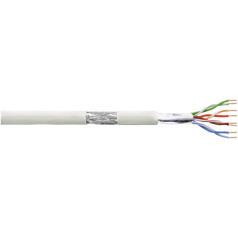 LogiLink CPV007 Netzwerkkabel CAT 5e SF/UTP 4 x 2 x 0.205 mm² Grau 100 m