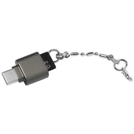 LogiLink CR0039 - microSD (TransFlash) - MicroSDHC - MicroSDXC - Gris - 480 Mbit/s - Activité - USB 2.0 - 16 mm
