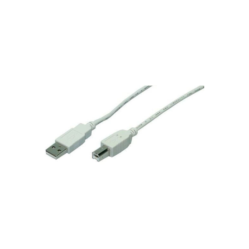 

CU0007 - Cable USB 2.0 2X Macho de 2 m, Gris - Logilink