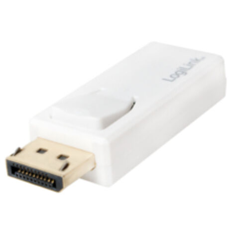 LogiLink CV0100 DisplayPort / HDMI Adattatore [1x Spina DisplayPort - 1x Presa HDMI] Bianco