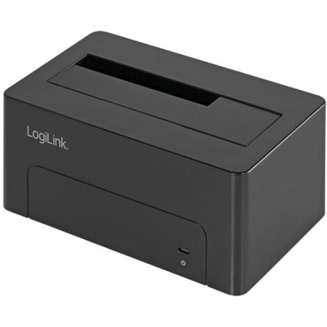 Logilink Docking Station USB3.1 Gen2 per HDD/SSD SATA da 2.5''/3.5'' Nero