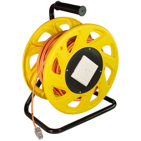 LOGILINK enrouleur de câble patch Cat.6A CQ3060S, S/FTP, LSZH, 60m