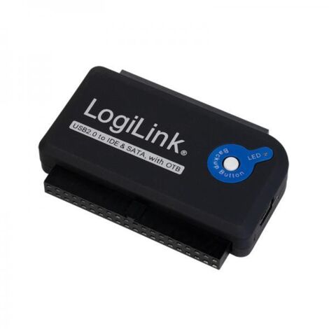 LogiLink Hard Disk Adattatore [1x Spina A USB 2.0 - 1x Spina SATA a 7 poli, Presa IDE a 40 poli, Presa IDE a 44 poli] 1
