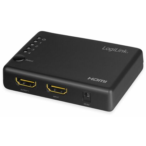 LogiLink HDMI-Splitter HD0036, 1x4-Port, 4K/30 Hz, schlank