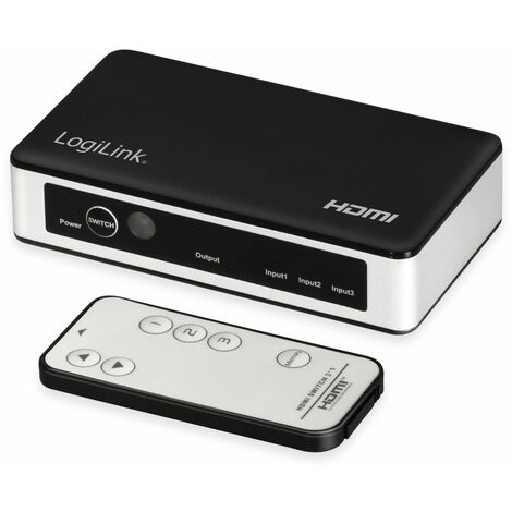 LogiLink HDMI-Switch HD0044, 3x1-Port, 4K/60 Hz