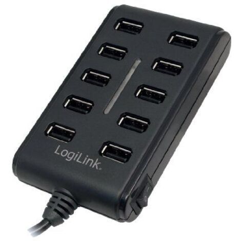 LOGILINK Hub USB 2.0 UA0125, 10 ports