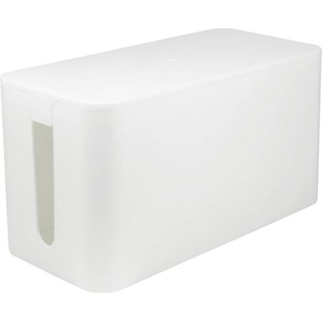 LogiLink KAB0061 Boîtier de câble 115 x 235 x 120 plastique blanc 1 pc(s) A568382
