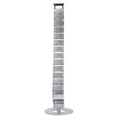 LogiLink KAB0065 - Plateau de câbles - Bureau - Argent - Synthétique ABS - 68 mm - 28 mm