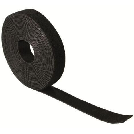 LOGILINK Klett-Kabelbinder KAB0055, 10.000x20mm, schwarz