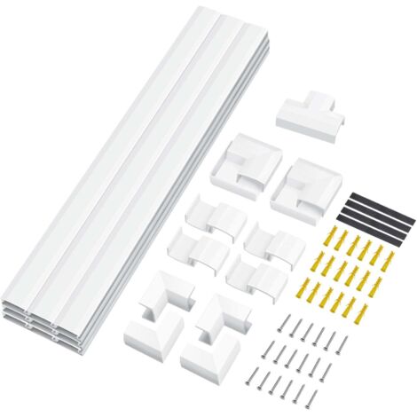 LOGILINK LOT DE 67 GOULOTTES POUR INSTALLATION MURALE - BLANC KAB0110