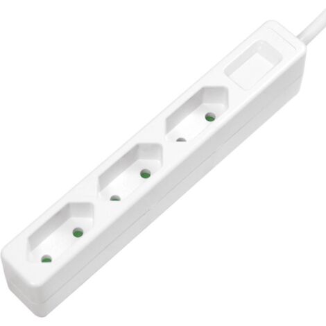LogiLink LPS229 Multipresa 3 scomparti Bianco CEE 7/17 1 pz.