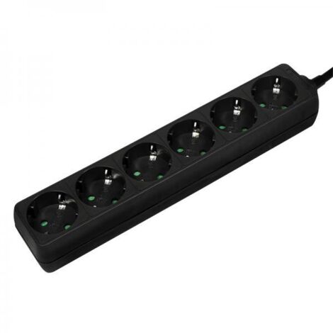 LogiLink LPS238B Multipresa Nero Schuko 1 pz.