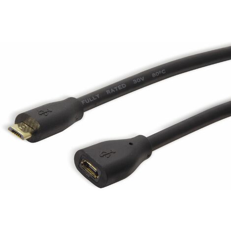 LOGILINK MicroUSB-Verlängerung CU0122, 1,5 m