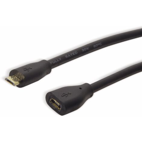 LOGILINK MicroUSB-Verlängerung CU0125, 5,0 m
