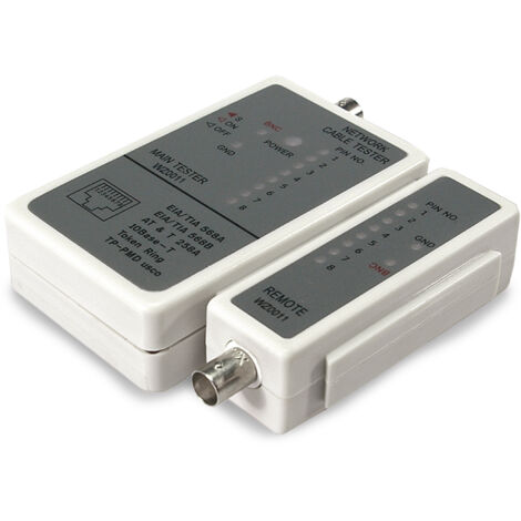 LOGILINK Netzwerk-Kabeltester WZ0011, RJ11/RJ12/RJ45/BNC
