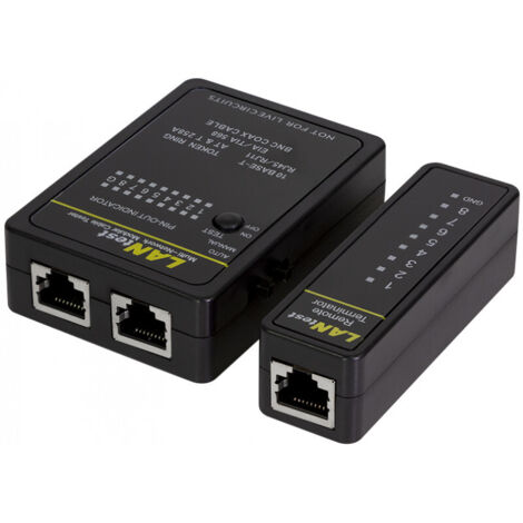 LOGILINK Netzwerk-Kabeltester WZ0015, RJ11/RJ12/RJ45