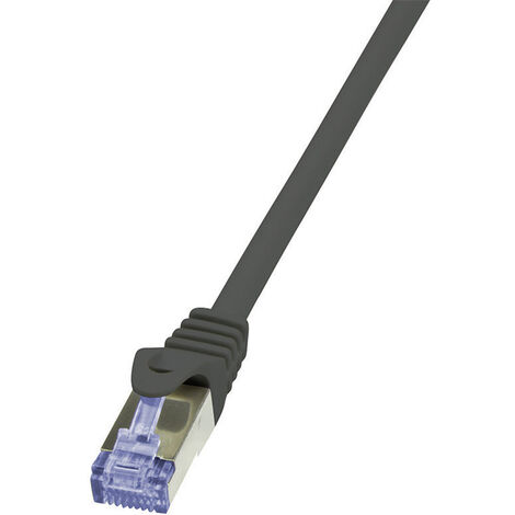 LOGILINK Patchkabel PrimeLine CAT.6A S/FTP 2m schwarz