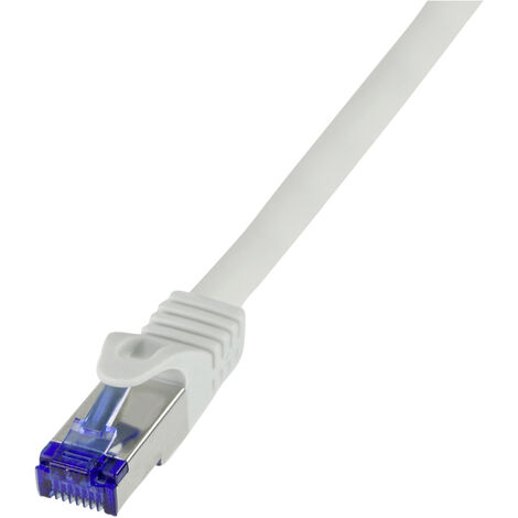 LOGILINK Patchkabel Ultraflex CAT.6A S/FTP grau 0,5m