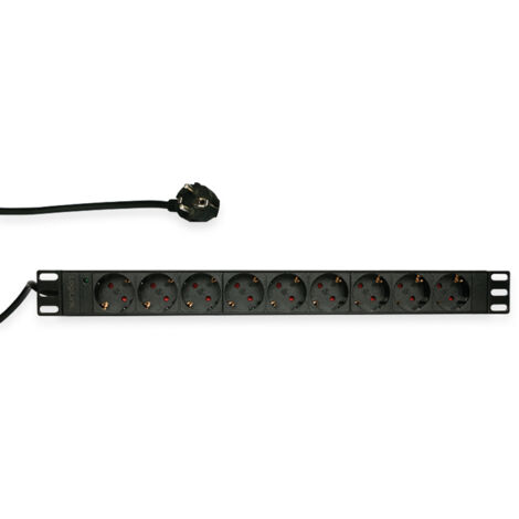 logilink PDU9C03 Netzerweiterung schwarz 9 Steckdosen