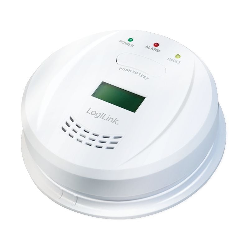 Logilink - SC0111 détecteur de fumée détecteur de monoxyde de carbone avec fil &sans fil