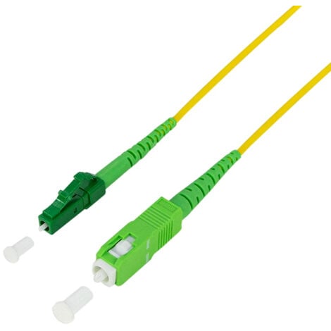 LOGILINK Singlemode Glasfaserkabel SC-APC/LC-APC, OS2, Simplex, 20,0m
