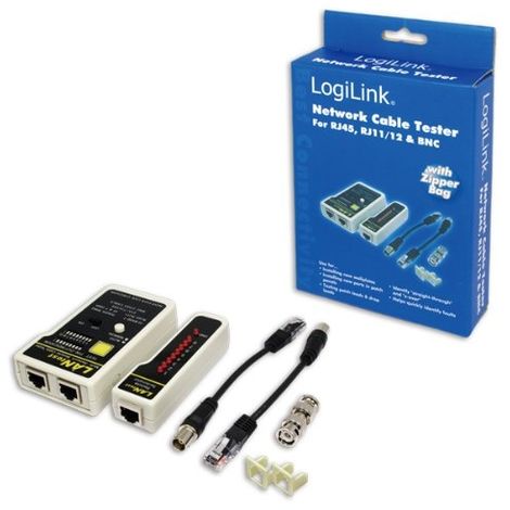 LOGILINK TESTEUR DE CÂBLE LOGILINK RJ11,RJ12,RJ45 ET BNC 2DIRECT GMBH WZ-0015