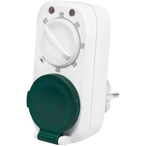 Logilink Timer Esterno Bianco 7 Modalità IP44