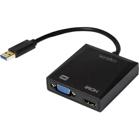 Adaptateur USB 3.0 vers HDMI Startech USB32HD4 Noir