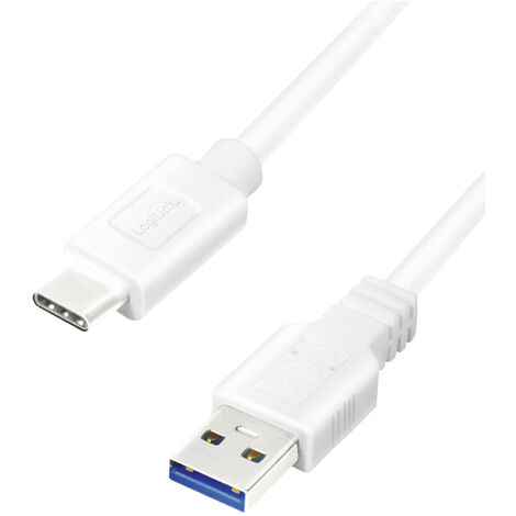 LogiLink USB-Kabel  USB 3.2 Gen1 USB-A Stecker, USB-C® Stecker 1.00 m   CU0174
