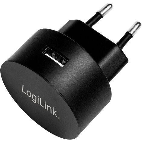 LogiLink  USB Ladegerät 10.5 W 1x USB-A  Schwarz Innenbereich