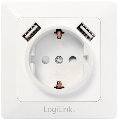 LOGILINK WANDSTECKDOSE MIT USB