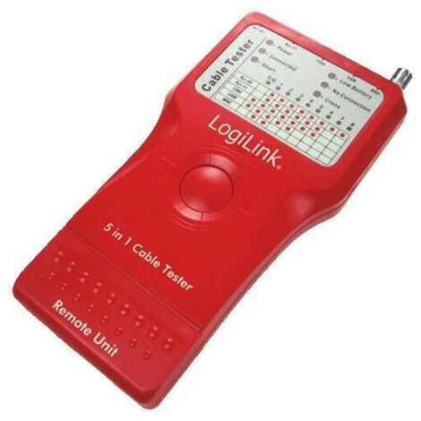 Logilink wz0014 tester 5in1 rj45 / rj11 / usb / bnc / ieee1394