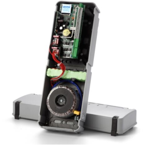 Logique de commande 24V portail battant à encodeur,avec batterie etchargeur de batterie