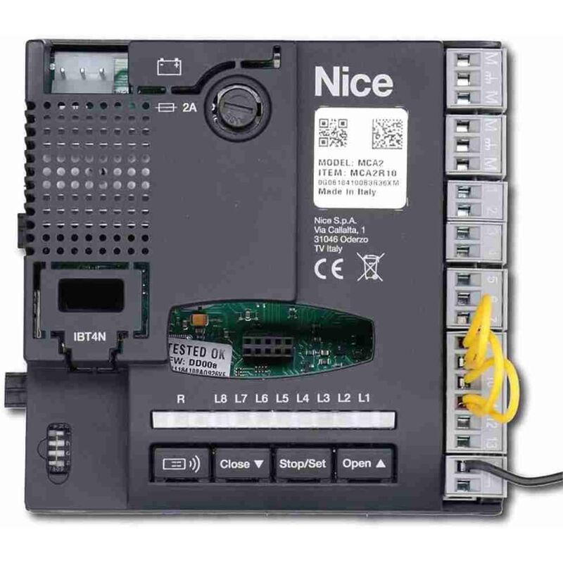 Carte de commande centrale SPMCA2R10 MC424LR10 MC424L MCA2 Pièce de rechange d'origine Nice SPMCA2R10