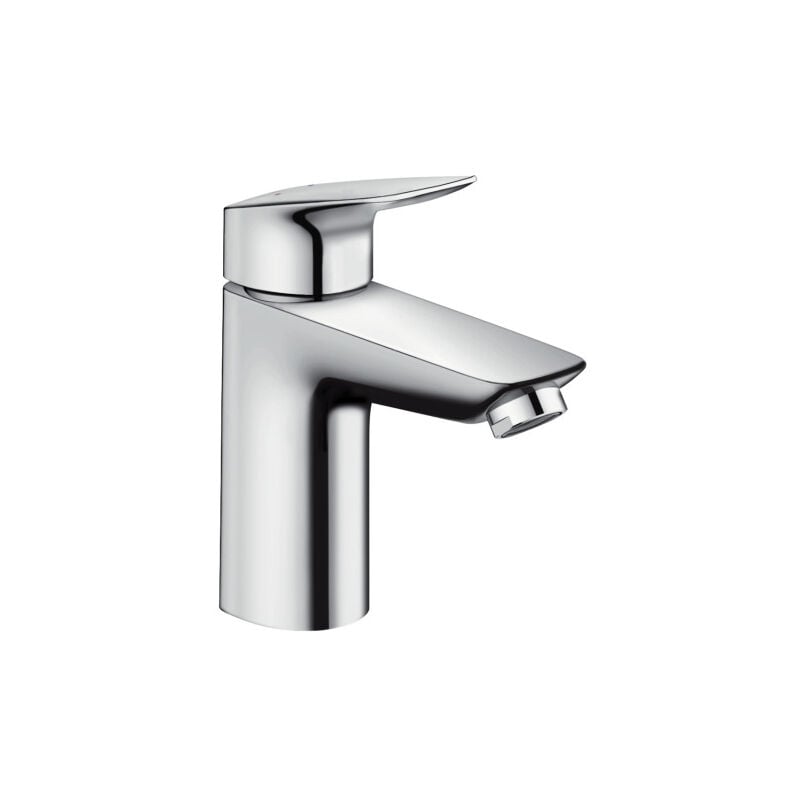 Logis Single lever basin Mixer 100 with Push-open waste (71107000) - Hansgrohe