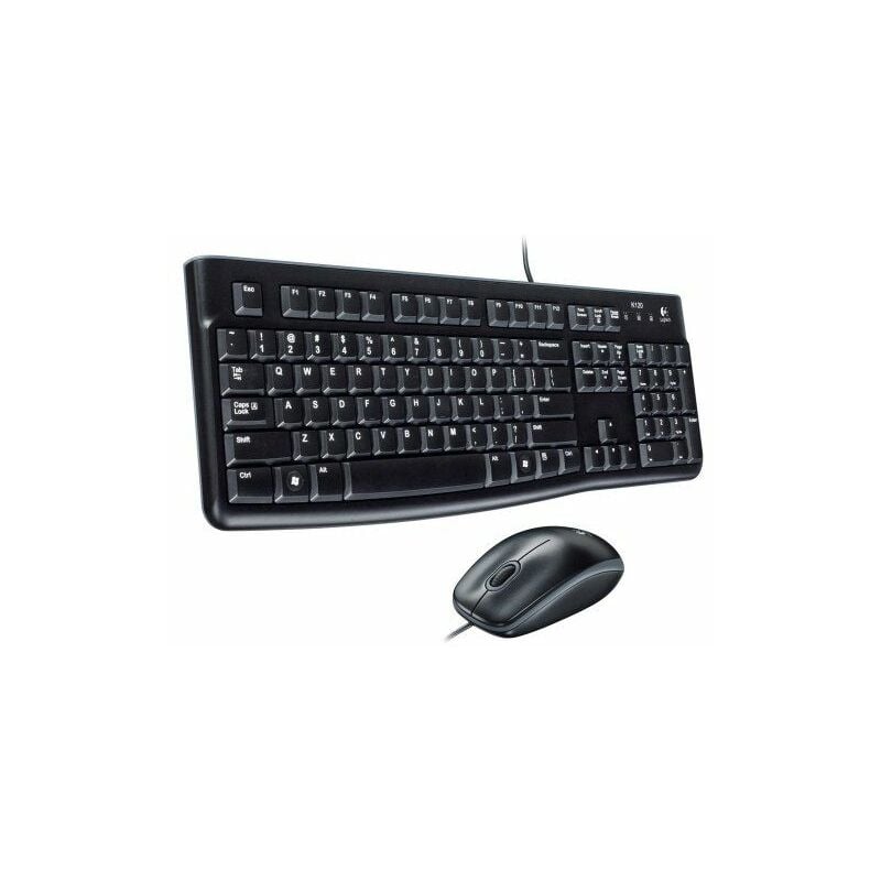 Image of Logitech Desktop MK120 tastiera USB QWERTZ Svizzere Nero