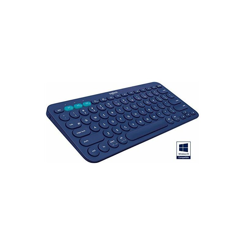 

K380 Multi-Device teclado Bluetooth QWERTY Inglés del Reino Unido Azul - Logitech