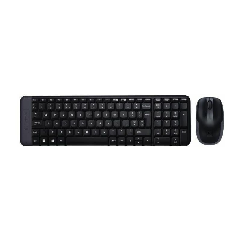 

Logitech - MK220 teclado RF inalámbrico Negro