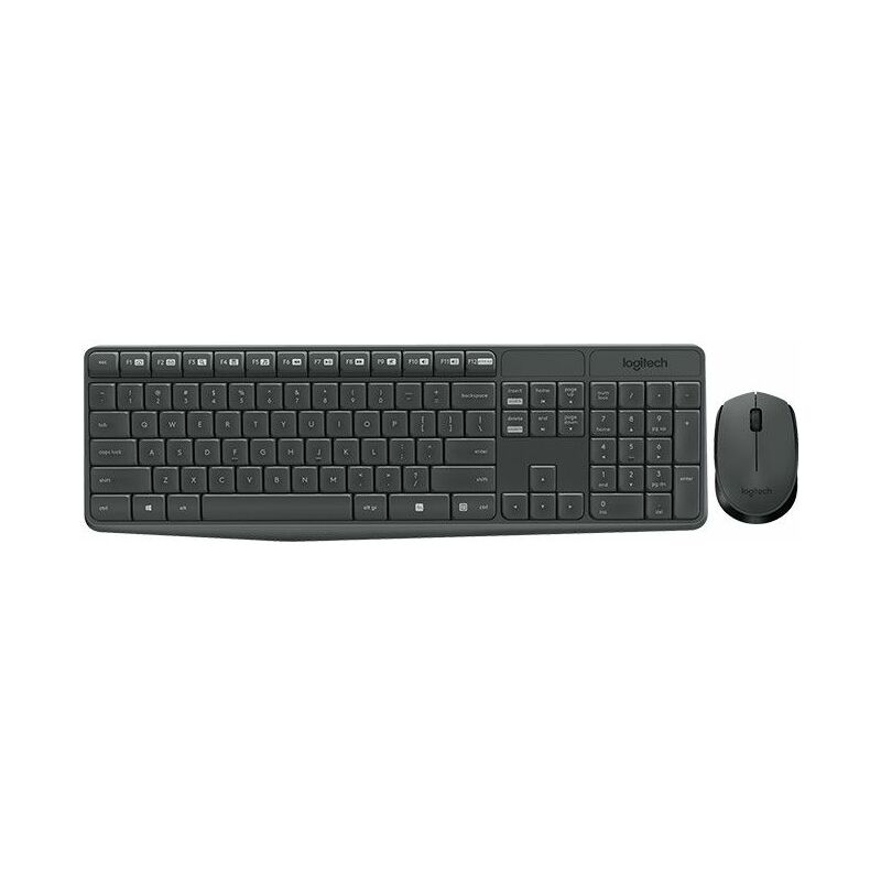 

Logitech MK235 teclado RF inalámbrico QWERTY Internacional de EE.UU. Gris