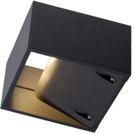 LOGS applique carrée anthracite 8W LED 3000K (232105)