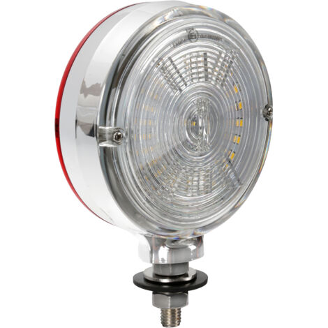 Loki-Star, luce decorativa, doppia funzione - 54 Led - 12/24V - Rosso/Bianco