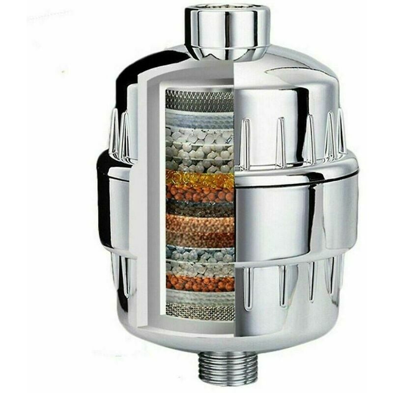 Ensoleille - Filtre de douche universel filtre à eau adoucisseur purificateur d'eau dure pommeau de douche