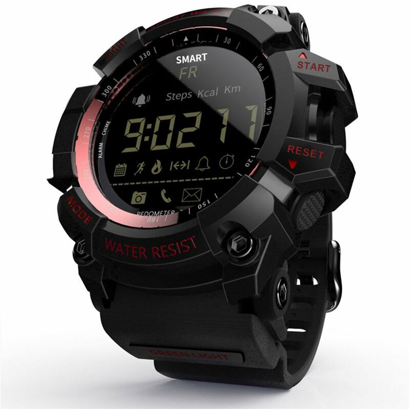 

MK16 Reloj inteligente Ejercito militar Resistente Hombres Mujeres Reloj 12 meses Duracion de la bateria IP67 / 5ATM Impermeable EL Luminoso Deportes